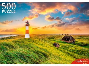 Паззл  500 МАЯК НА ЗАКАТЕ ШТП500-8715