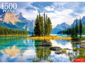 Паззл 1500 УТРЕННЕЕ ОЗЕРО В ГОРАХ ШТ1500-7465