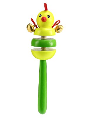 Деревянная игрушка Погремушка с бубенцами ИД-1375