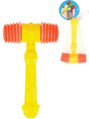 Молоточек пищалка 15,5х8,5 см в сетке ИМ-0162