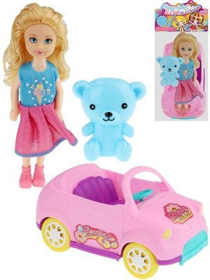 Кукла в наборе Александра 15,3х8,2х7,5см аксессуары в пакете 2460202