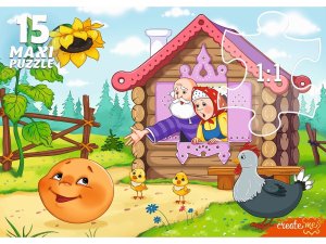 Паззл МАКСИ 15 элементов КОЛОБОК ПМ-3845