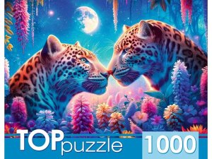 Паззл 1000 ВЛЮБЛЕННЫЕ ЛЕОПАРДЫ ХТП1000-8738