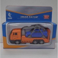 Модель Маш Камаз Эвакуатор 12см