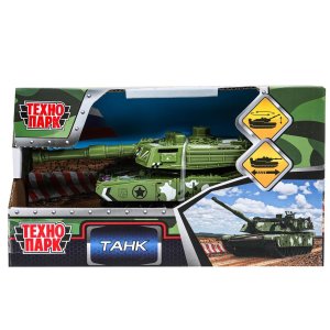 МодельМаш ТАНК Пластик13,5 см подвиж детали инерц 