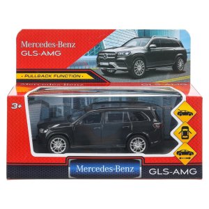 Модель Маш MERCEDES BENZ gls class amgметалл 12см дв баг инерц темно серый GLS-12-DGR