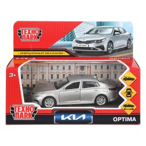 Модель Маш KIA OPTIMA металл 12 см двери багаж инерц серебристый OPTIMA-12-SR (72)