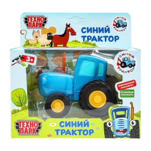 Модель Маш СИНИЙ ТРАКТОР металл 11 см инерц синий BLUTRA-11-BU (48) (48) (48)