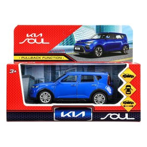 Модель Маш KIA soul 12 см металл двери багаж инерц синий SOUL-12-BU
