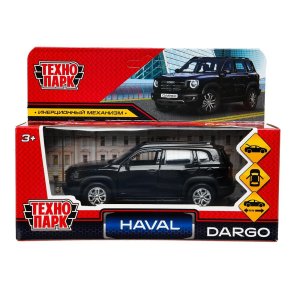 Модель Маш HAVAL dargo металл 12 см дв багаж инерц черный DARGO-12-BK