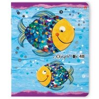 Тетрадь  48л Клетка Праздничная карусель 7-48-854