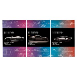 Блокнот  40л А5 Машины 3 диз 3-40-544