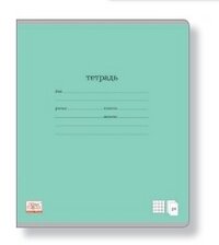 Тетрадь  24л Клетка Классика Зеленый 35324