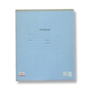 Тетрадь  12л Клетка Классика Голубой 35192