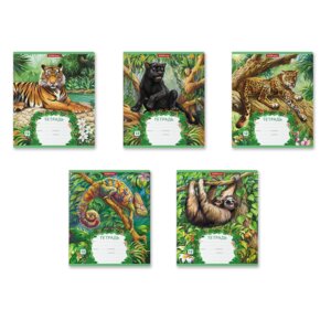 Тетрадь  12л Линия Джунгли 48835