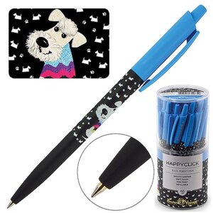 Ручка шар 0,5мм HappyClick Щеночек 20-0241/13