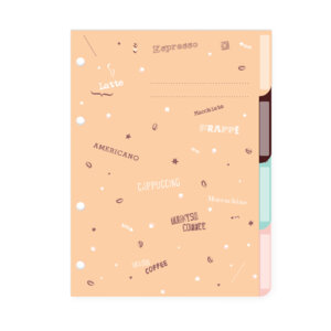 Комплект разделителей для тетр на кольцах 4л А5 COFFEE TIME 7-50-473/06