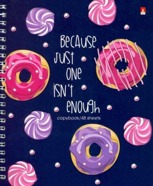 Тетрадь  48л Клетка СЛАДКОЕ НАСТРОЕНИЕ 5 видов 7-48-1107