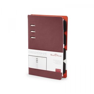 Ежедневник 240стр недатир А5- FIRENZE Бордо 3-511/03