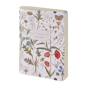 Блокнот  60л А6 Линия Луговые травы Спираль экокожа 7-60-1316/01