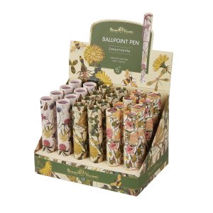 Ручка шар 0,7мм Синяя DREAMWRITE FLORA.BRIGHT FLOWERS в подарочной тубе 20-0264/21