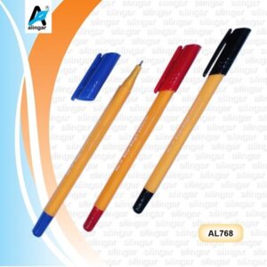 Ручка шар 07,мм Красная треуг корп AL768