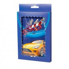 Подарочный блокнот 50л Линия Жёлтая Машинка в футляре Спираль AL9400