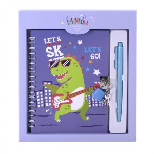 Блокнот подарочный в футляре 45л Клетка 19,5см*23,0см замочек ручка AL11291/3