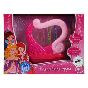 Муз игрушка Арфа на бат свет+звук