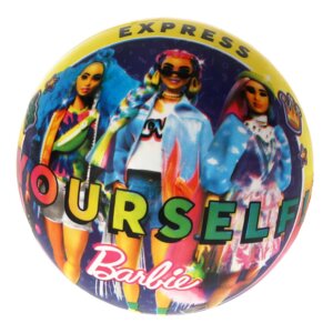 Мяч пвх 23 см Барби полноцвет в сетке