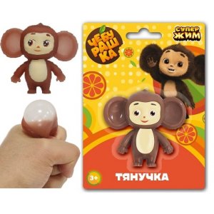 Игрушка антистресс тянучка Чебурашка без наполнения STR-CHEB-AB-RU-25