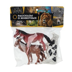 Домашние животные Пластизоль 3 шт Рассказы о животных ZY1635251-R