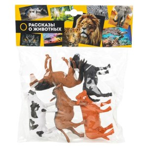 Домашние животные Пластизоль 5 шт Рассказы о животных YG97744-R (144)