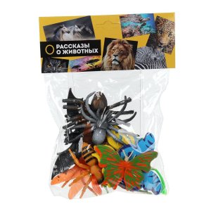 Насекомые Пластизоль 11 шт Рассказы о животных 1912Z1061-R (216)