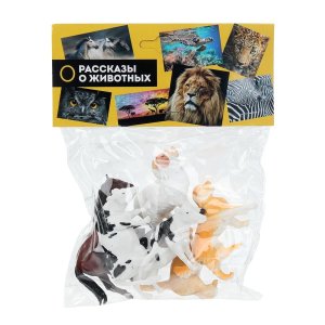 Домашние животные Пластизоль 6 шт Рассказы о животных YG97751-R (144)