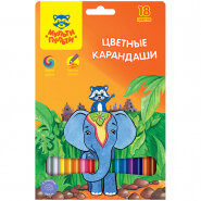Карандаши 18цв Енот в Индии CP_10748