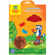 Набор крепированной бумаги 12л 12 цв А4 БК12А4_11093