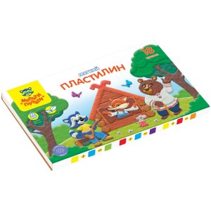 Пластилин 18цв Енот в сказке 216гр МП_41713