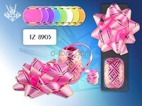 Набор для декорирования подарков С РИСУНКОМ 1 бант + 1 лента 5мм*10м  8929