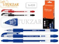 Ручка гелевая синяя QUEEN 0.5 мм NEW  TZ 5235