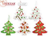 Подвесное украшение Елка металл 33 см TZ 13187