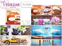 Наклейки интерьерные ТРИПТИХ, 30,5х34,5 см, 6 дизайнов TZ 15204