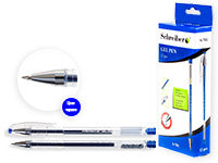 Ручка гелевая Синяя прозр корпус 0.5 мм S 701