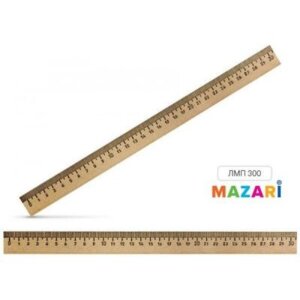 Линейка 30см дерево ЛМП 300 4060112