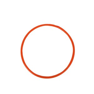 Обруч d 60см красный