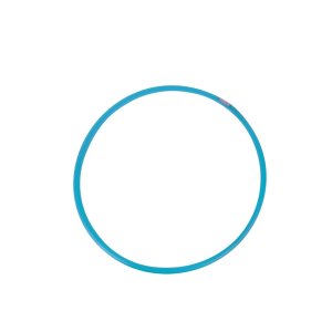 Обруч d 60см голубой