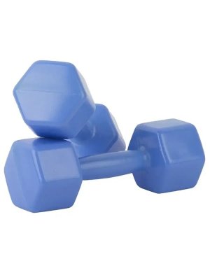 Гантели пластмассовые 1,1кг 2 шт пустые У982     