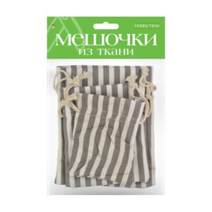 Подарочные мешочки из ткани 3шт 2-240/31