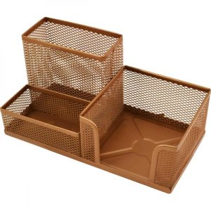 Подставка для канц принадлежностей My Gold 3 секции металл 4104978