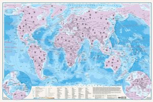 Карта Мир Скретч карта А1